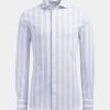 Grey Stripe Giro Inglese Extra Slim Fit Shirt
